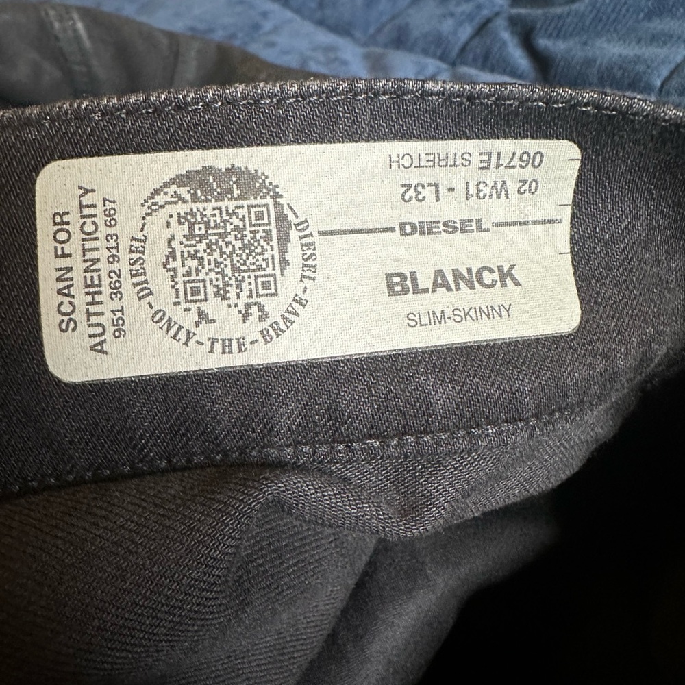 Diesel wax coated moto jogg jeans sz 31 NWT - Picture 15 of 15